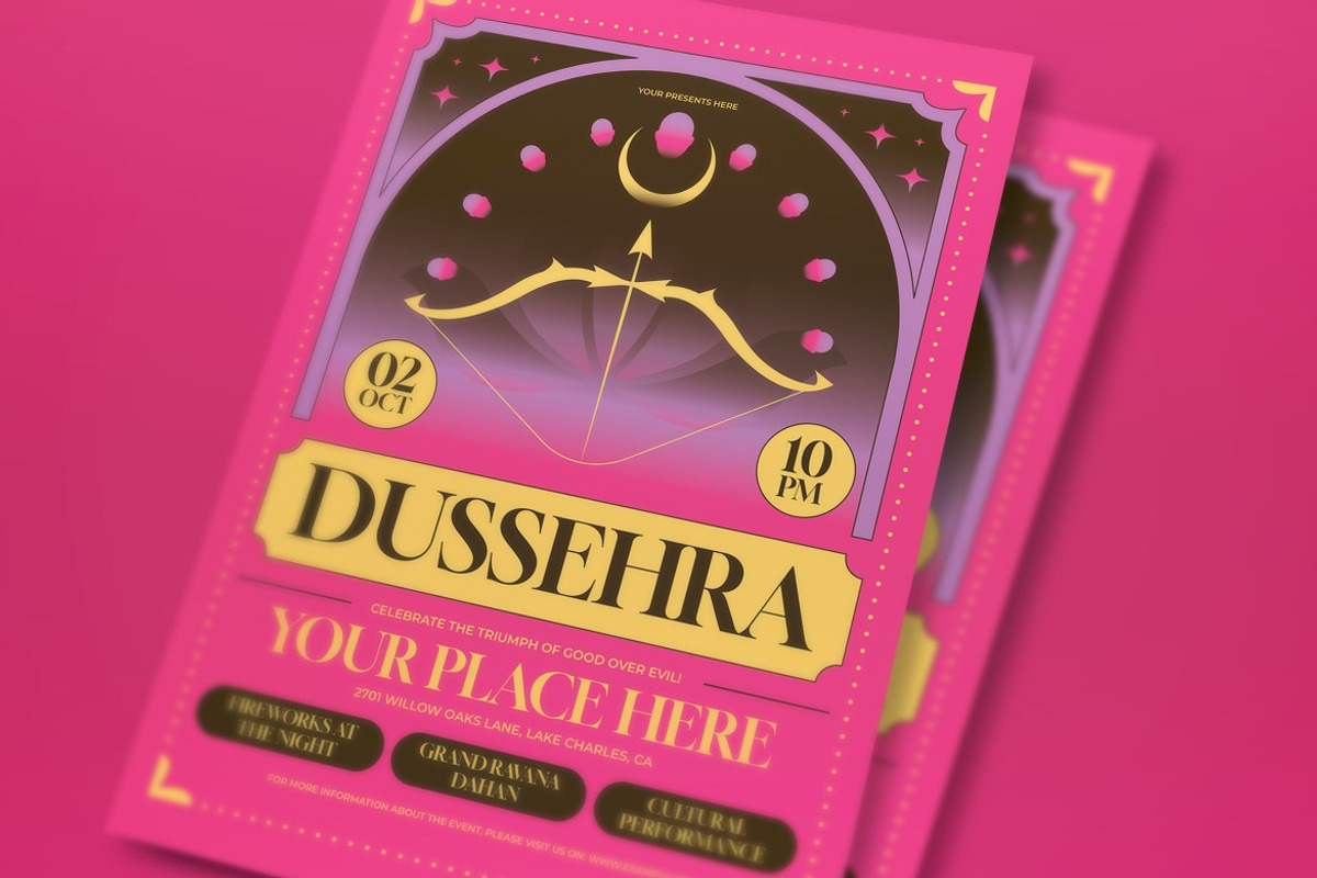 Dussehra Festival Flyer preview 2