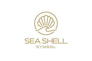 Elegant Seashell Wave Sunset Logo, a Branding & Logo Template by Buqancreative