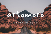 Artomoro Handmade Font, a Script Font by zuzulgo (Thumbnail 1 of 4)