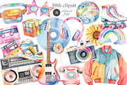 80th clipart and patterns, an Object Graphic by TheCuteShop (Thumbnail 1 of 7)
