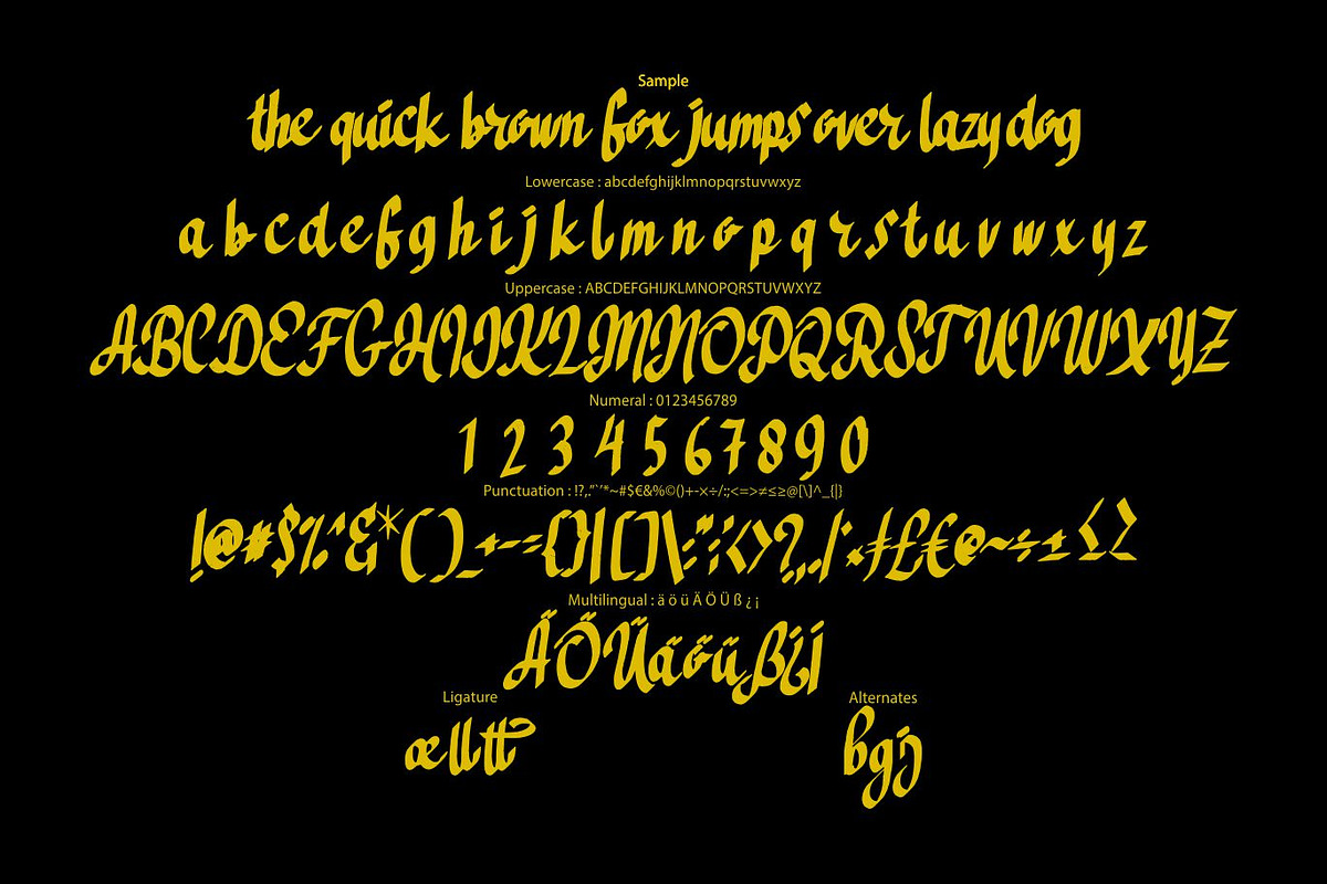 Cebigej Parallel Pen Script, a Script Font by Fannan Studio (Photo 5 of 6)