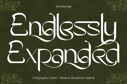 Endlessly Expanded - Ligature Sans, a Sans Serif Font by 177Studio