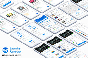 Wash It : Laundry App UI kit, an UI Kit Template by App Innovation (Thumbnail 1 of 6)