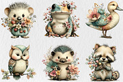 Summer Woodland Animals Clipart, a Seasonal Illustration by Rose Art (Thumbnail 4 of 6)