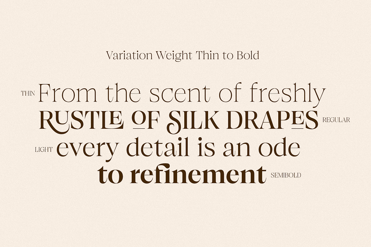 Browne de Calvin | Luxury Serif Type, a Serif Font by Jolicia Type (Photo 3 of 16)