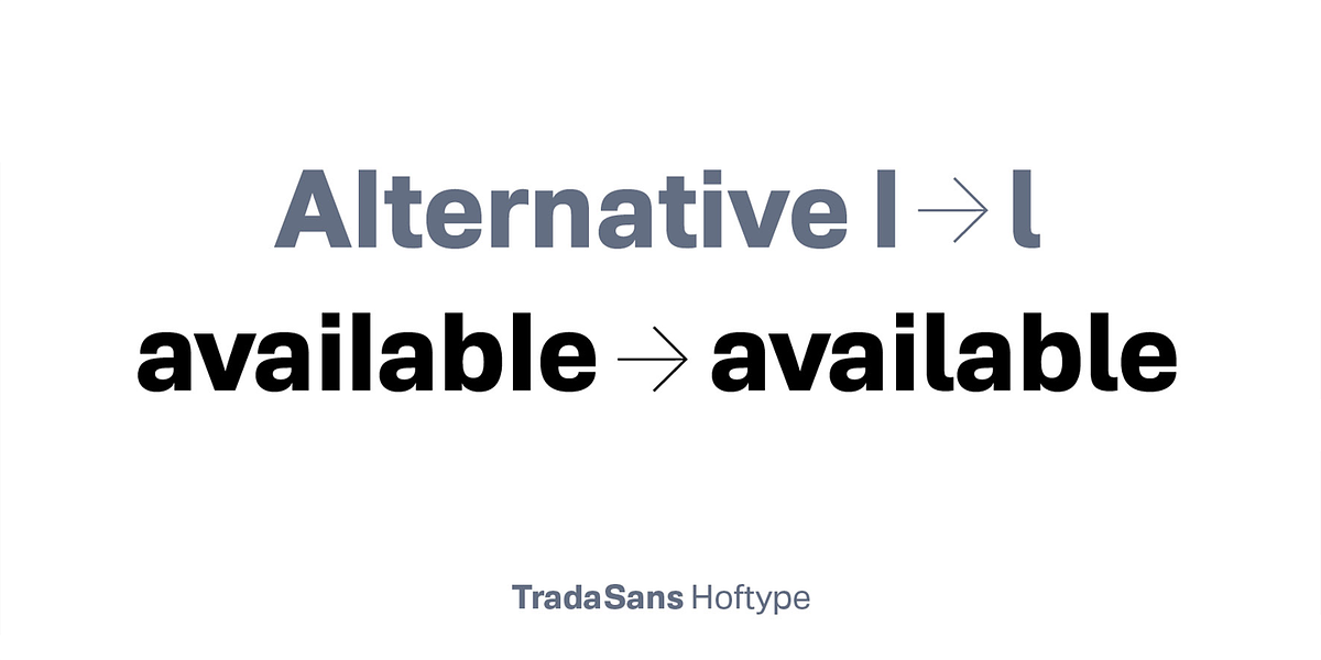 Trada Sans, a Sans Serif Font by Hoftype (Photo 9 of 14)