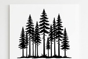 Majestic Pine Trees SVG, a Finance Illustration by Amazin_art (Thumbnail 13 of 41)