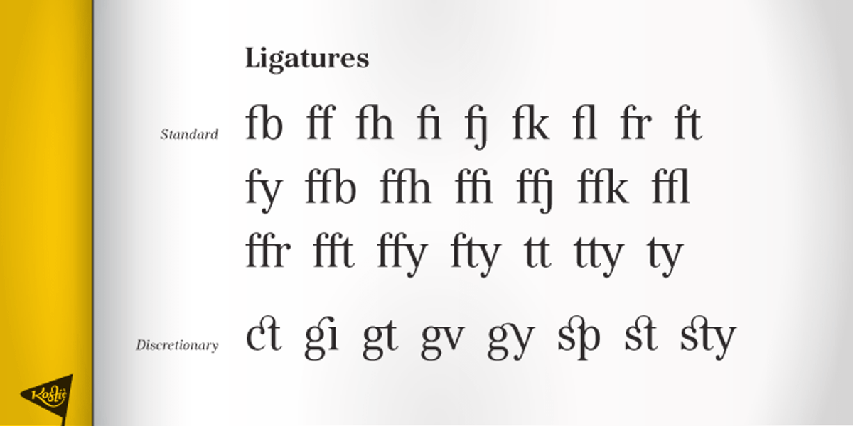 Kostic Serif, a Serif Font by Kostic Type Foundry (Photo 2 of 9)