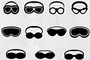 Swimming Goggles Silhouette SVG, a Sport Illustration by newminddesign (Thumbnail 1 of 3)