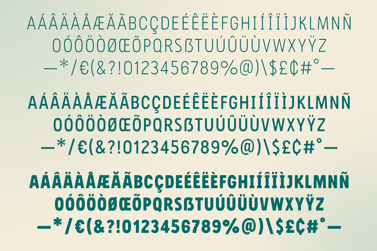 TreesPlease, a Sans Serif Font by Studio Dot by dot (Photo 5 of 6)
