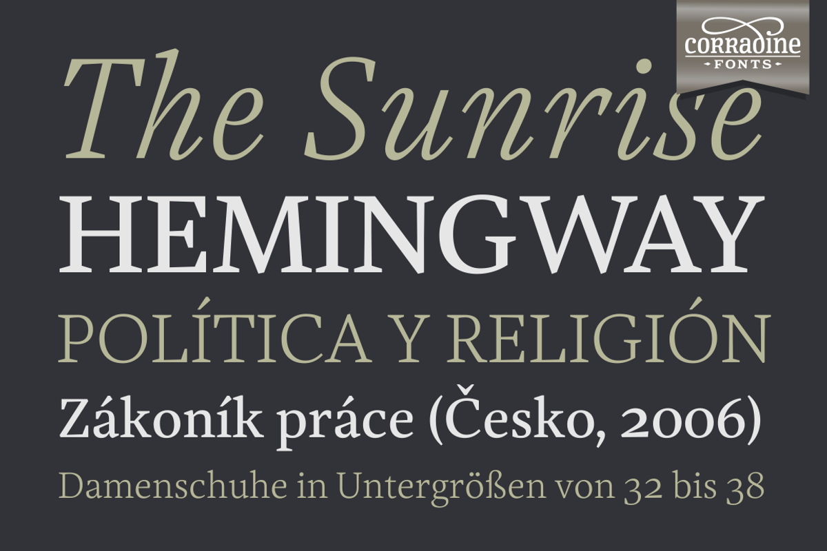 Austera Text Essential #2, a Serif Font by Corradine Fonts (Photo 11 of 14)
