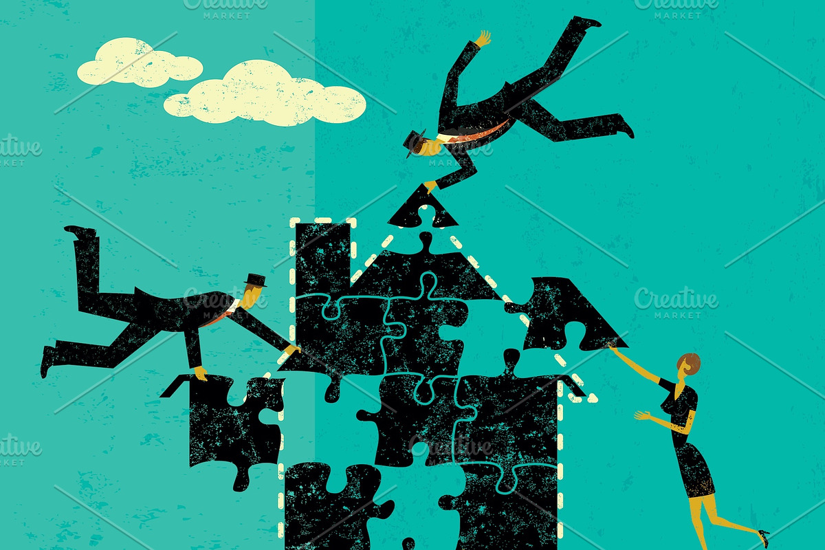 Business Concepts Bundle 11 Men, a Person Illustration by retrorocket (Photo 17 of 21)