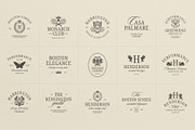 Old Money Vintage Logo Collection, a Branding & Logo Template by Vasya Kobelev (Thumbnail 12 of 17)