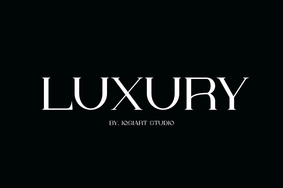 Moend - Luxury Font, a Serif Font by Iqsiart Studio (Photo 2 of 6)