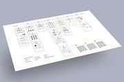 Website Visual Sitemap (Illustrator), a Templates & Theme by Kessens (Thumbnail 1 of 6)