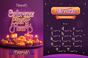Bharvati - Diwali Display Font, a Sans Serif Font by Burntilldead (Thumbnail 10 of 12)