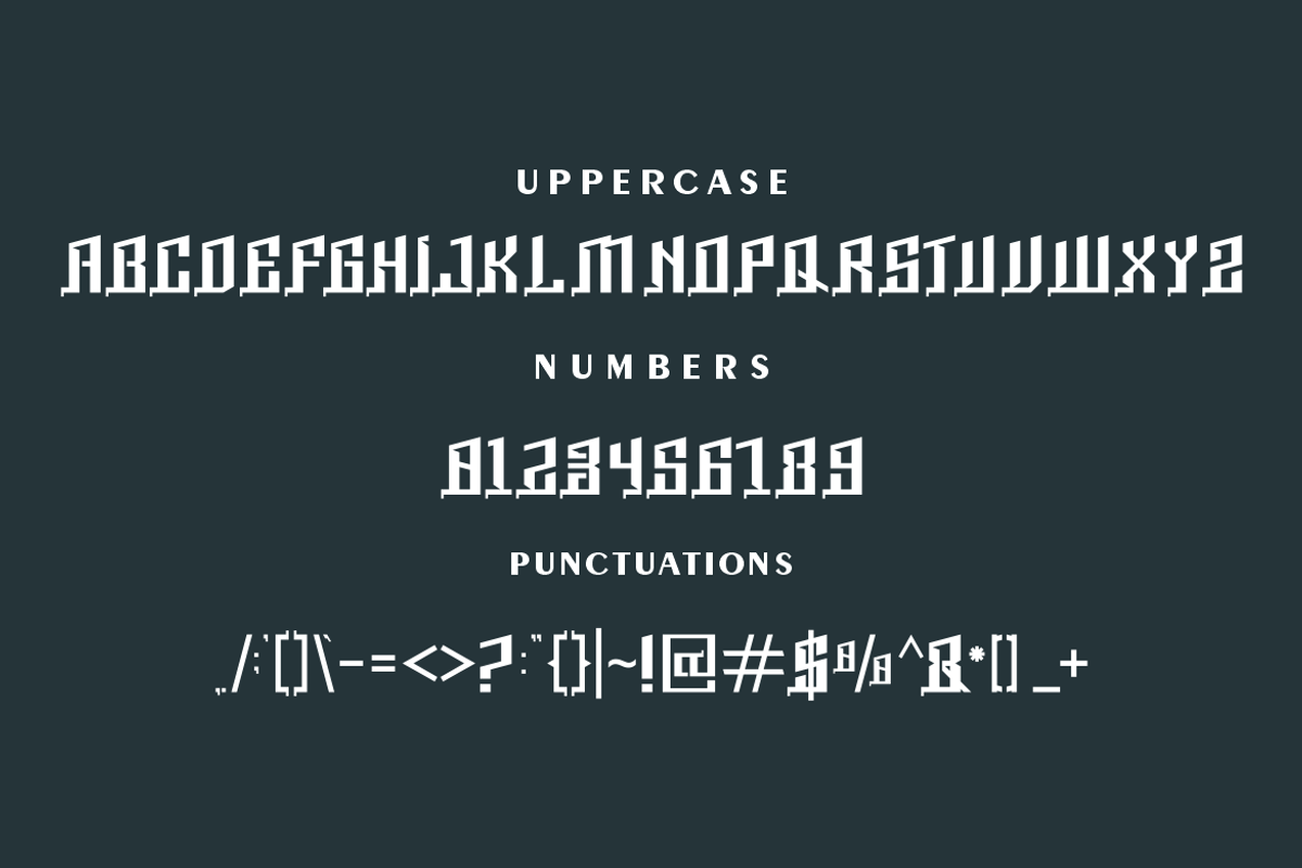 Gabkan font, a Sans Serif Font by VectorCraft (Photo 2 of 4)