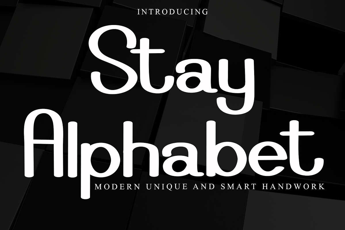 Stay Alphabet, a Script Font by FreshTypeINK (Photo 1 of 8)