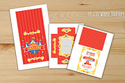 Circus Box Birthday Invitation, an Invitation Template by Pegaconleche Papercute (Thumbnail 4 of 4)