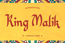 King Malik - Turkish Font
