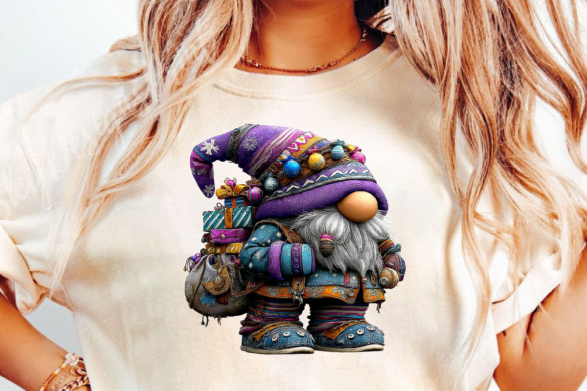 Winter Christmas Gnome Clipart, an Illustration by DreamCafeArt (Photo 5 of 6)