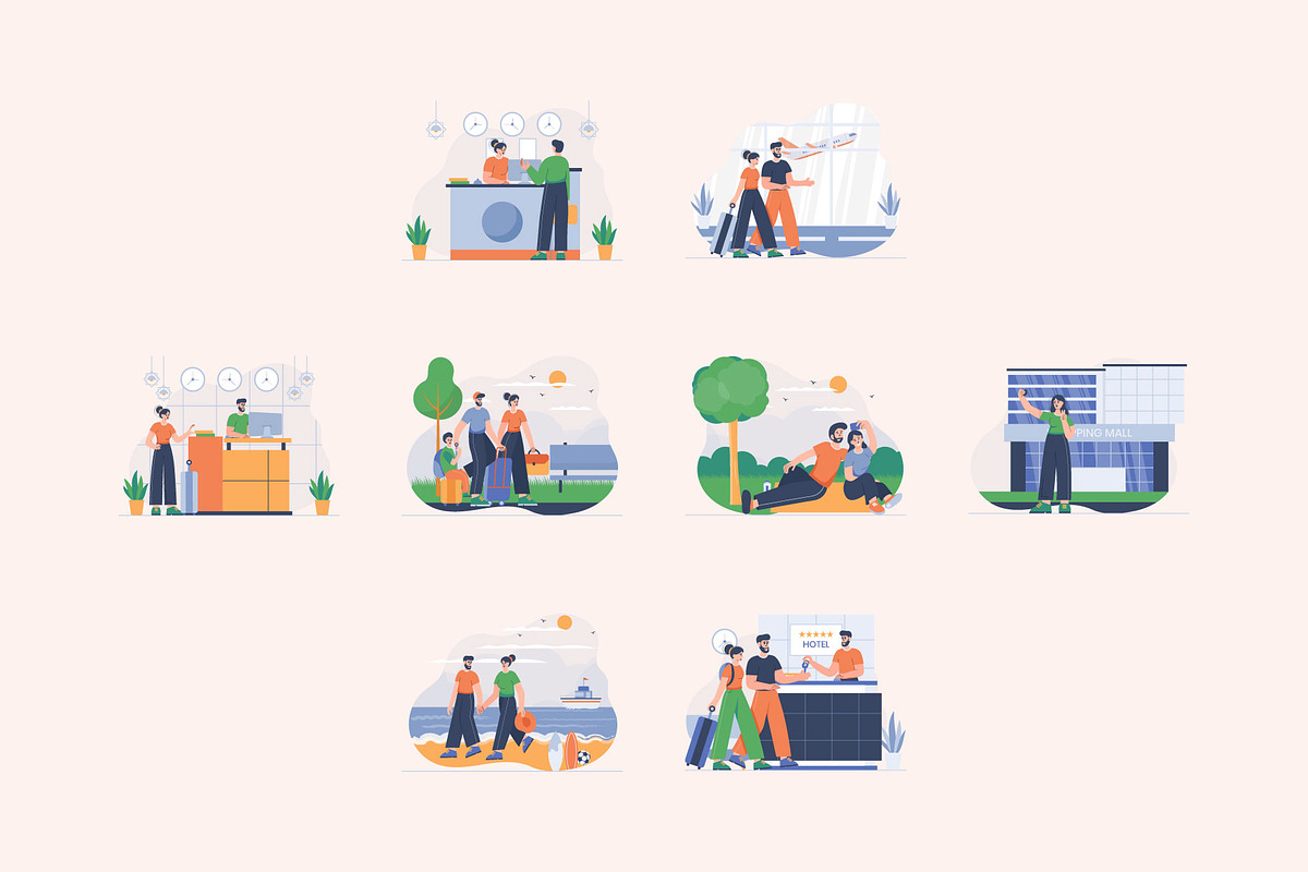 Holiday Illustrations, a Templates & Theme by Triangle Squad (Photo 4 of 4)