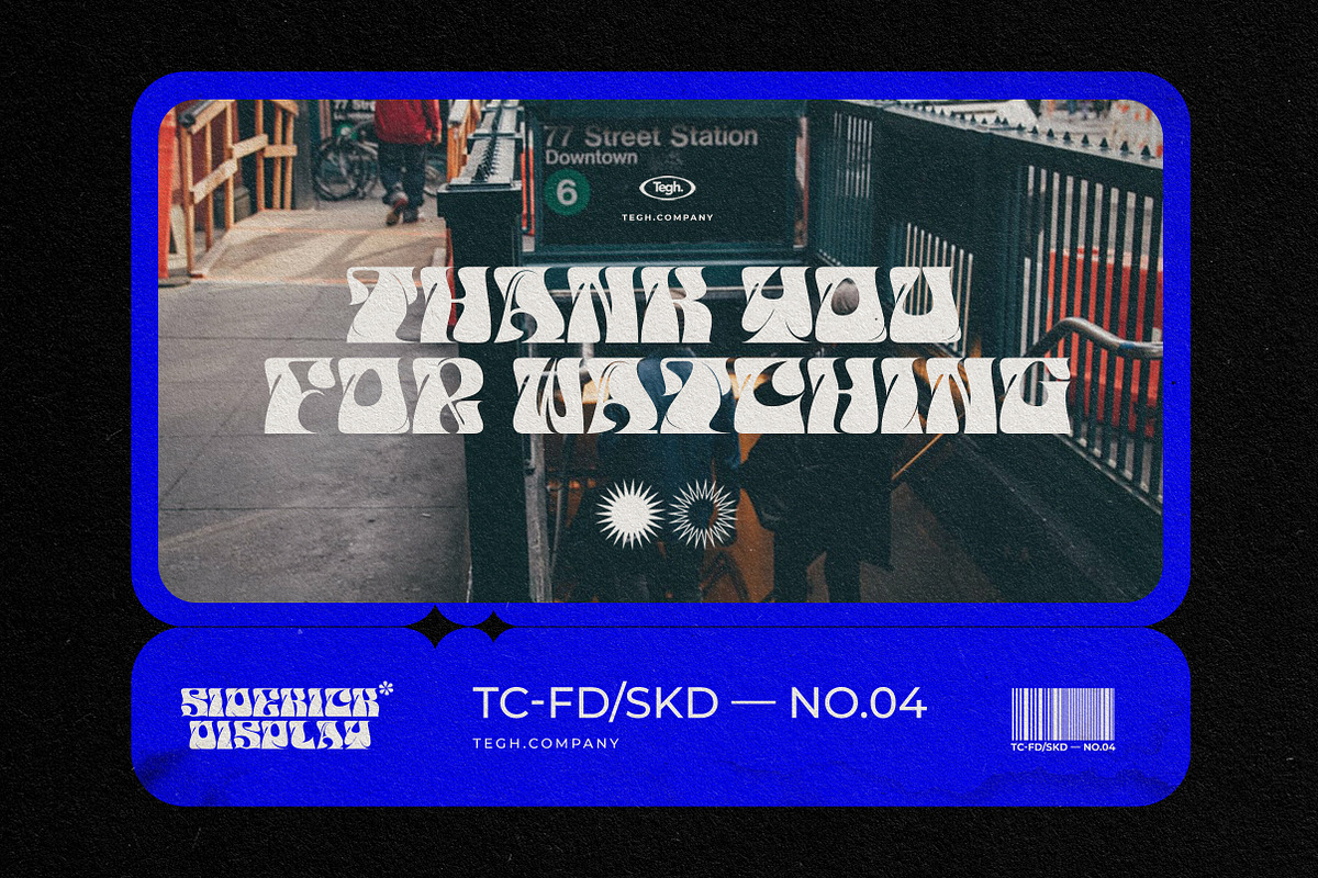 Sidekick Display font, a Font by Tegh co. (Photo 10 of 10)