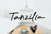 Tanzilla Olstd - Handlettered, a Handwritten Font by Olexstudio (Thumbnail 1 of 7)