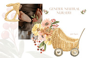 Gender neutral nursery, an Illustration by Love Watercolor Store (Thumbnail 7 of 7)