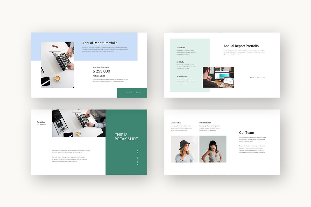 Khe : Annual Report Keynote, a Presentation Template by Punkl Camp (Photo 5 of 16)