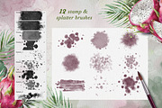 Watercolor Procreate Brushes., a Brush Add-On by VetaDesign (Thumbnail 7 of 7)