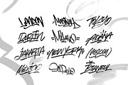 SALE! Chisel Marker Brush Pack, a Brush Add-On by Bakeroner (Thumbnail 4 of 4)