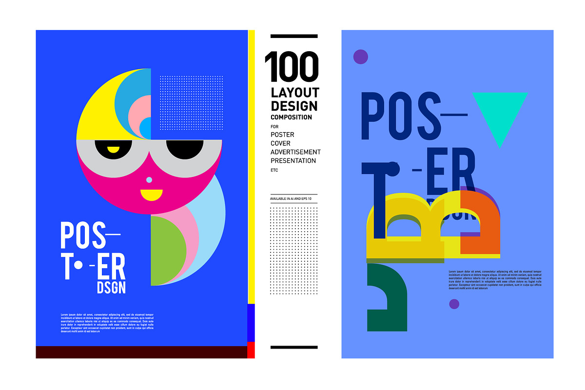 Creative Typography Poster Design, a Flyer Template by singpentinkhappy (Photo 3 of 9)