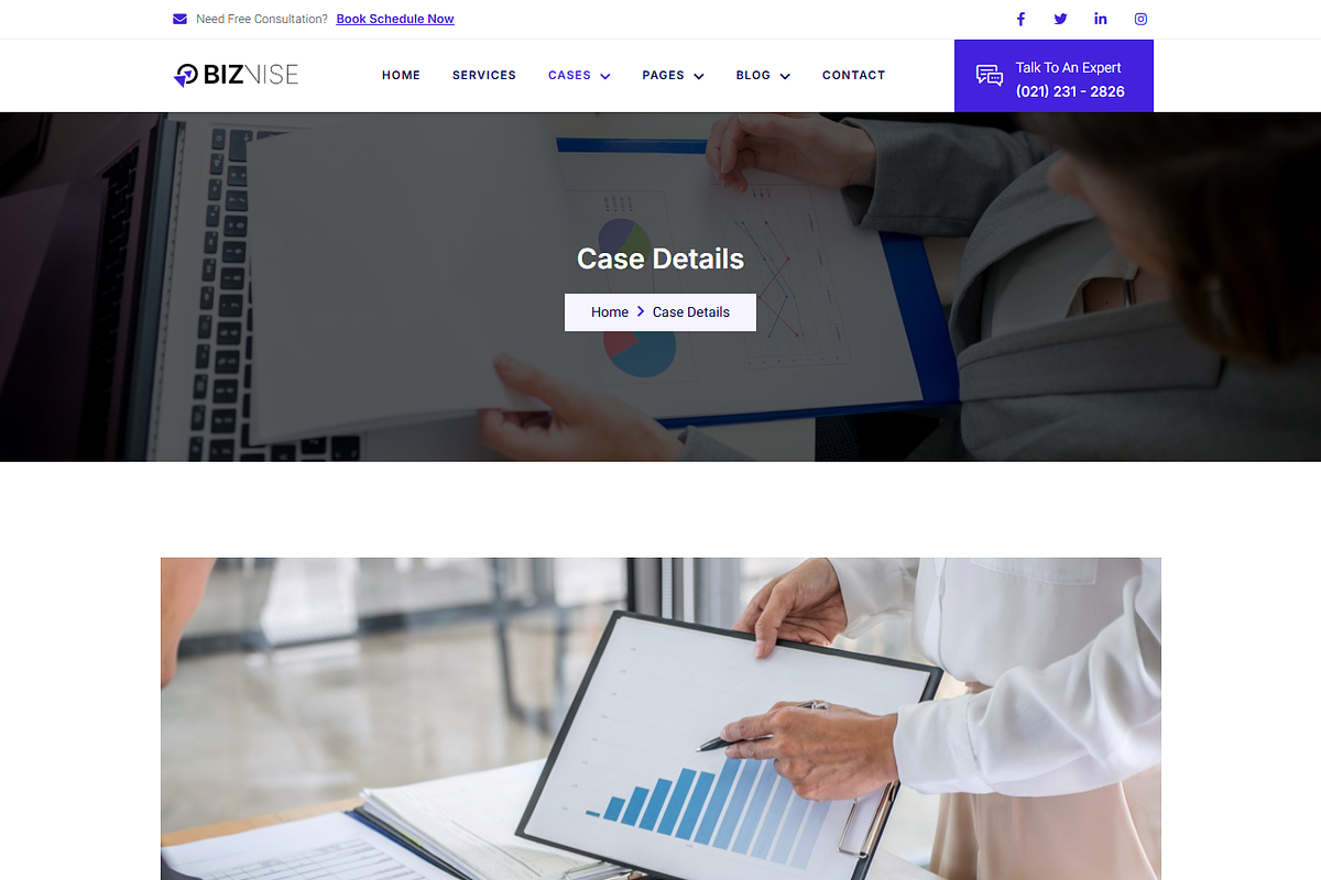 Business Consult Elementor Template, a Landing Page Template by MasterDesigns (Photo 4 of 9)