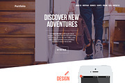 Portfo.lio One Page Template, a Landing Page Template by IB (Thumbnail 3 of 4)