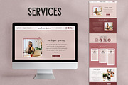 Social Media Manager Canva Website, a Websites & App Template by Made by Melody (Thumbnail 8 of 12)