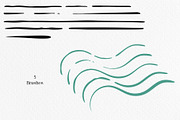 Christmas Doodles Line art, a Seasonal Illustration by An Design (Thumbnail 5 of 5)