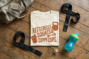Kettlebells Squats & Sippy Cups, an Illustration by SharpMarketplace (Thumbnail 3 of 4)