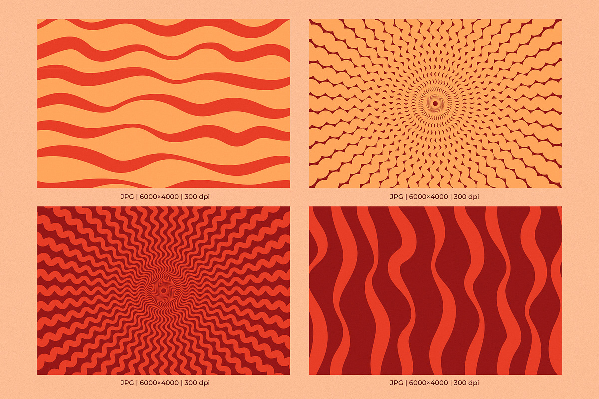 Retro Groovy Backgrounds, a Background Graphic by May Motif (Photo 6 of 20)