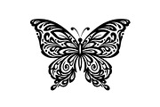 Butterfly Floral Vintage Frame Bundl, an Illustration by Creativeshirt (Thumbnail 10 of 51)