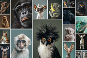 54 Funny animals, an Animal Photo by Handmadefont (Thumbnail 6 of 9)