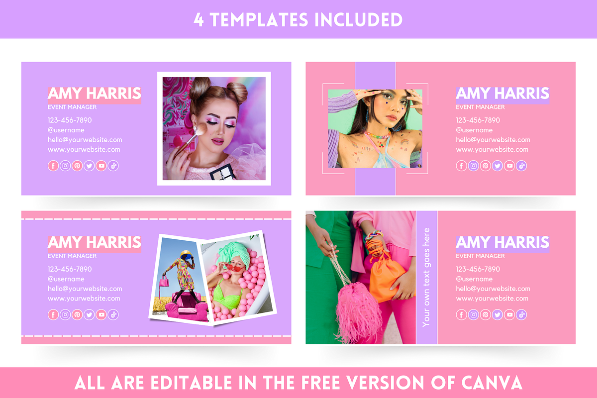 Email Signature Template Bundle, an Email Template by SunshineStudioBoutique (Photo 5 of 9)