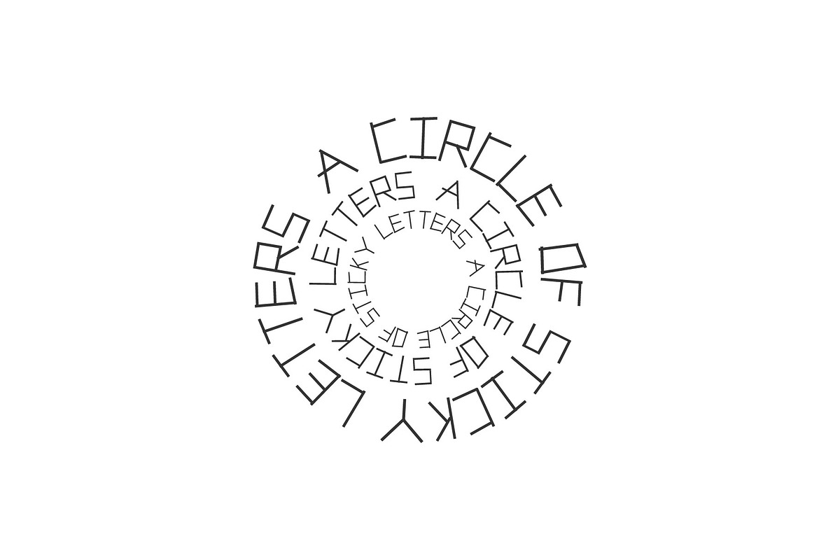 Sticky Sticky | Display Font, a Sans Serif Font by Supersimbo © (Photo 5 of 7)