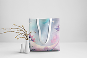 Floral Crescent Moon, a Background Graphic by Curve Design (Thumbnail 4 of 7)