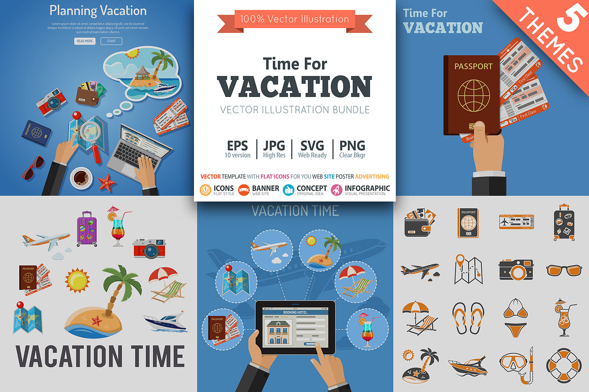 Time for Vacation, a Technology Illustration by TAlex (Photo 1 of 7)
