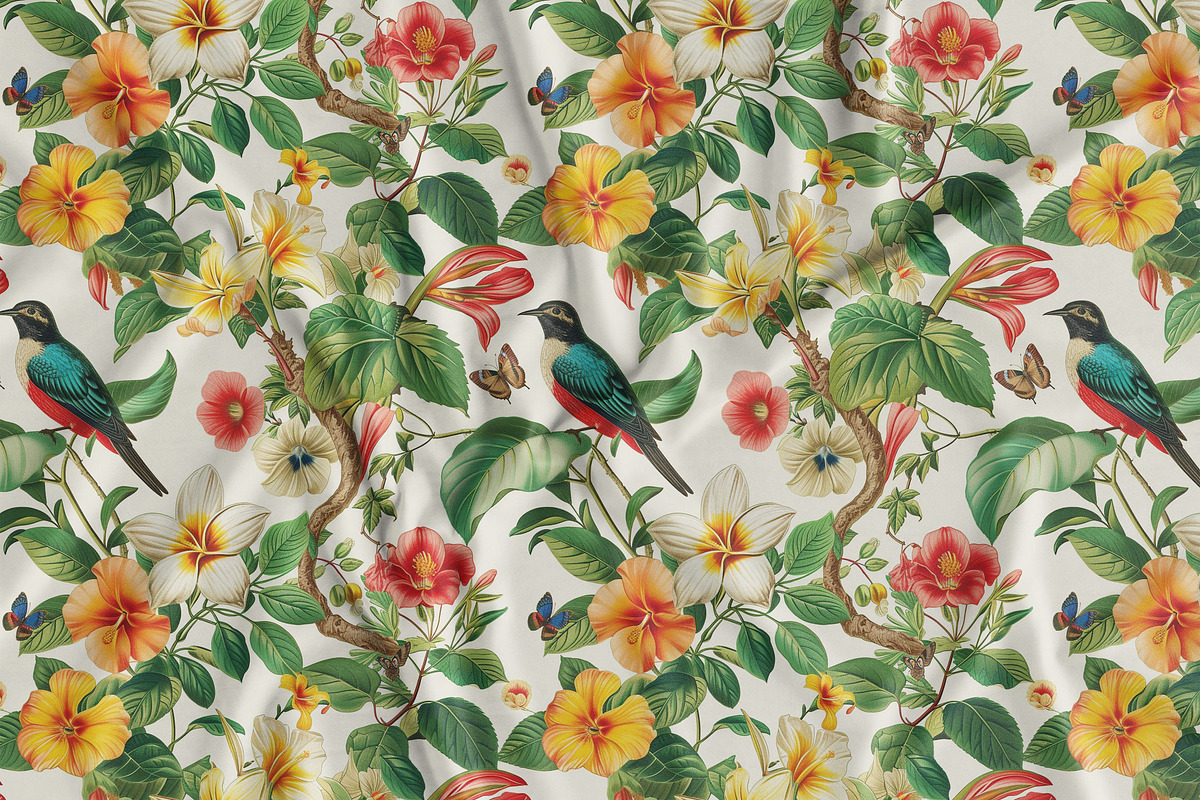Chinoiseries Toile Seamless Patterns, a Pattern Graphic by Olya Creative (Photo 21 of 25)