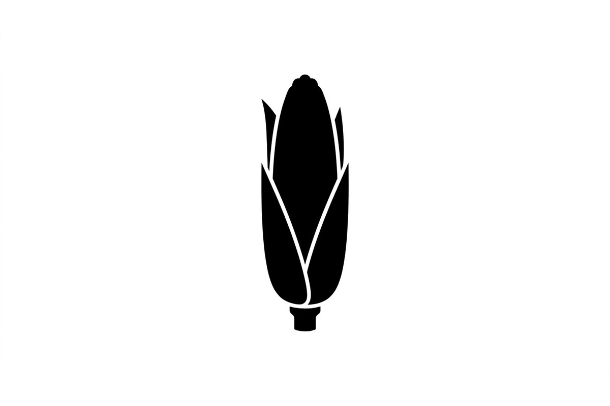 Fresh Corn Cob Silhouette Variety, an Object Graphic by Designer_Momina (Photo 3 of 3)