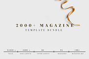 2000+ Magazine Bundle - 97% Off, a Magazine Template by pmvch (Thumbnail 1 of 70)