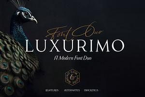 Luxurimo / Modern Font Duo