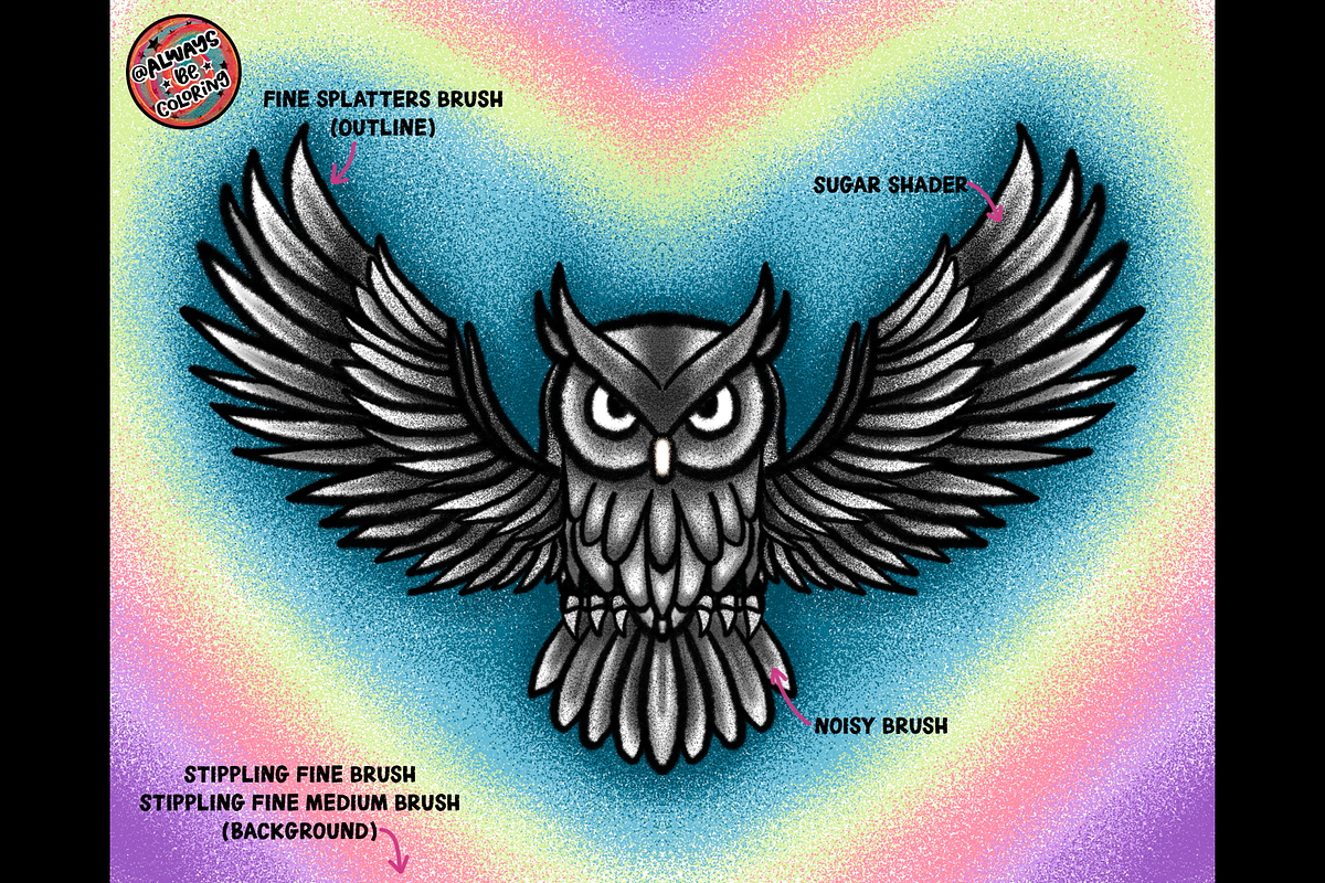 Procreate Tattoo Brush Set, a Brush Add-On by AlwaysBeColoring (Photo 9 of 11)